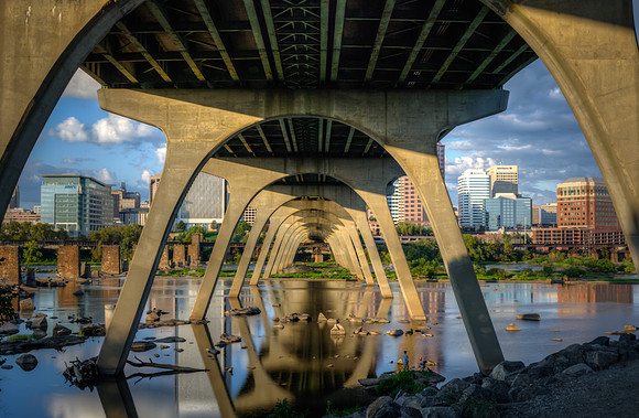 Under the Manchester Bridge